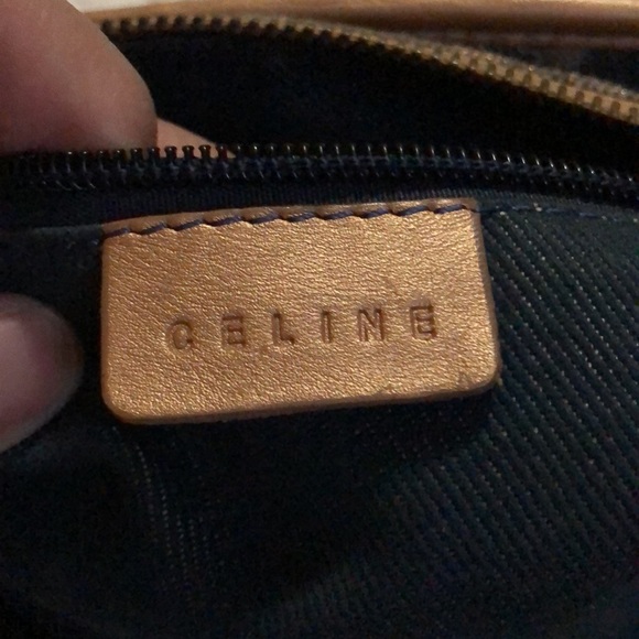 TODAY ONLY:Authentic Celine Triomphe Boogie Denim & Leather Bag rubs sold as-is - Picture 10 of 16